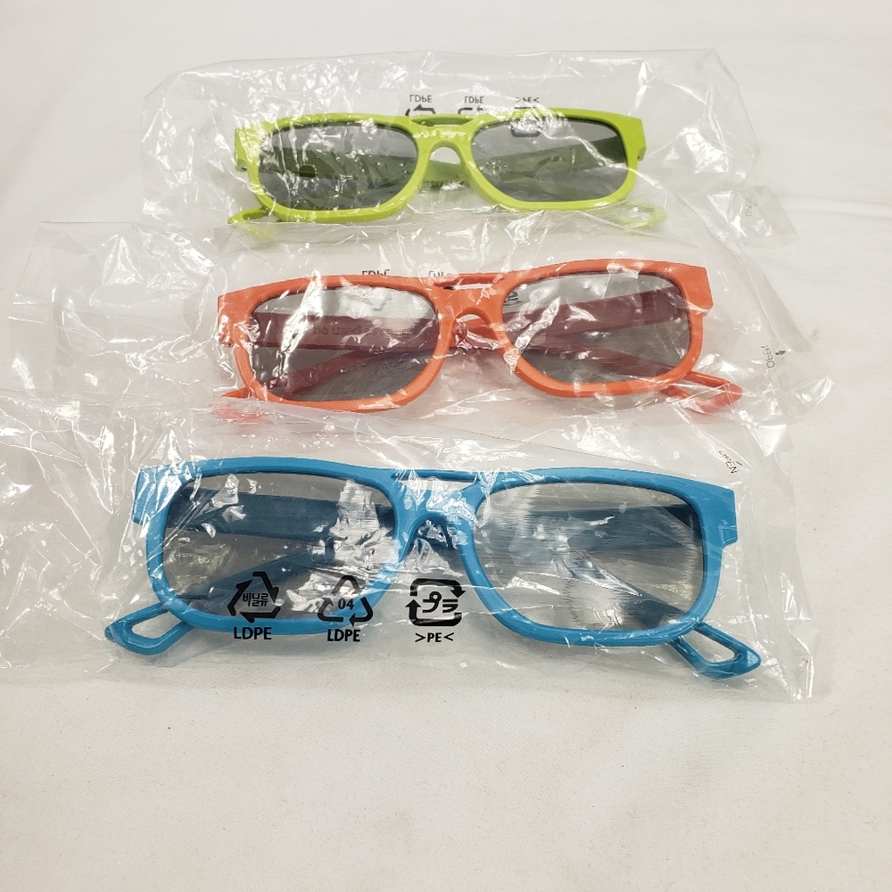 3 Pairs LG Cinema 3D Glasses